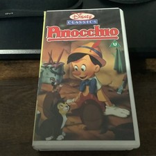 Pinocchio Disney Classics VHS