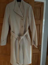 LIPSY BRAND NEW CREAM BELTED COAT SZ8-10