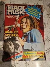 Black Music Magazine. June 1976. Bob Marley. Philippe Wynne. Spinners.