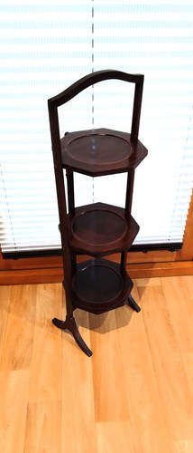 Antique wooden inlaid mahogany - inlaid,