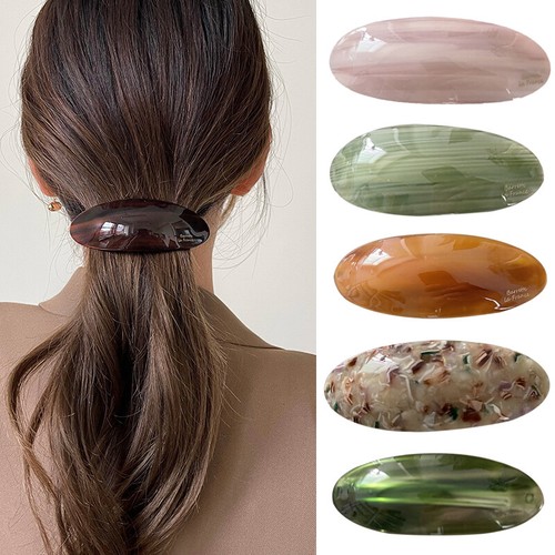 Large women acrylic barrette - large,