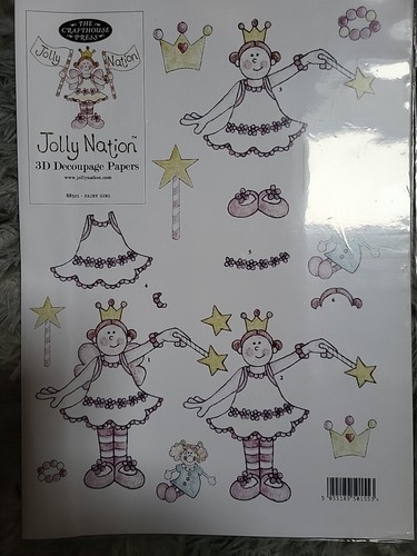 Jolly nation decoupage - decoupage, sheet