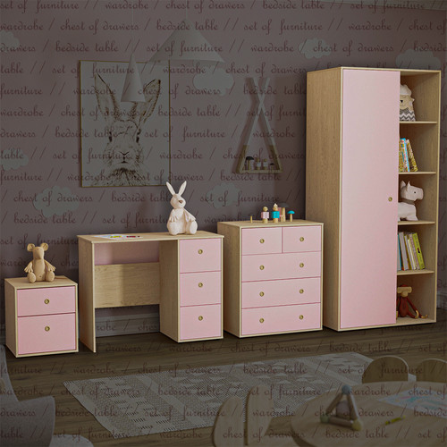 Drawer chest bedside - 5,
