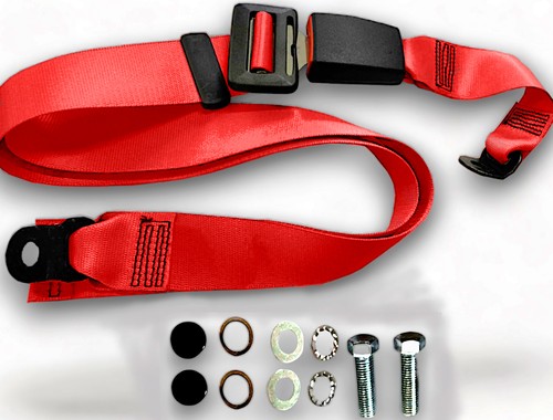 Static seat belt red - static,