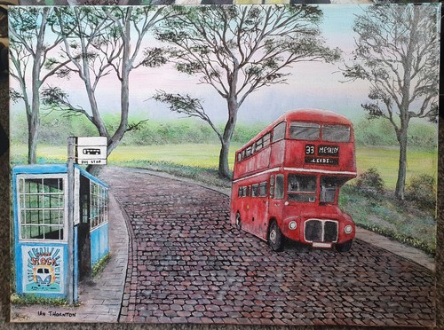 Original acrylic painting - , of