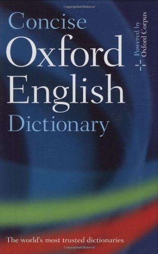 Concise oxford english - concise,