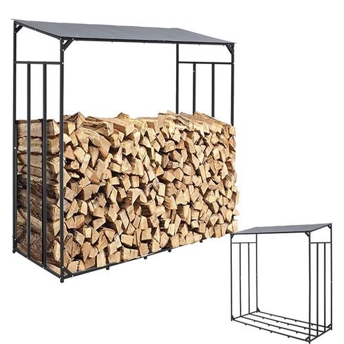 Firewood log rack store indoor - firewood,