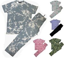 Ladies Womens Pyjamas pj Set