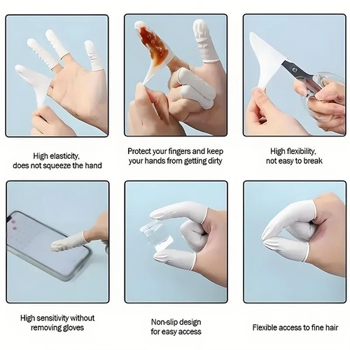 100pcs latex finger cots - finger,