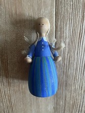 Vintage Swedish Wooden Doll By