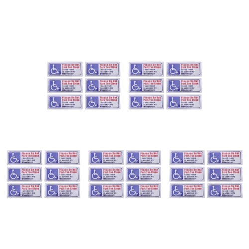 Handicap access parking decal - access,