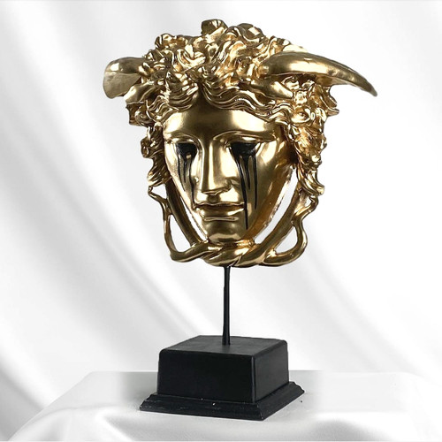 Handmade crying medusa - crying,