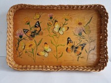 Vintage 70's Boho Wicker &