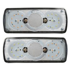 Mahindra Jeeto Pair of LED Tail Lights Assembly Rear Lamp for Mini Trucks