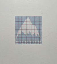 BURTON Mountain Logo  Sticker