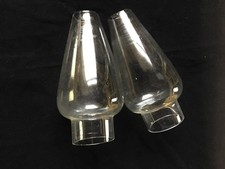  EARLY ( BALL BRAND FIREPROOF ) GEM PINE GLASS OIL LAMP CHIMNEY + ONE FREE 