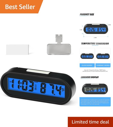Portable dashboard clock with - portable,
