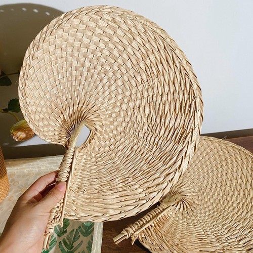 Handwoven hand fan woven - hand,