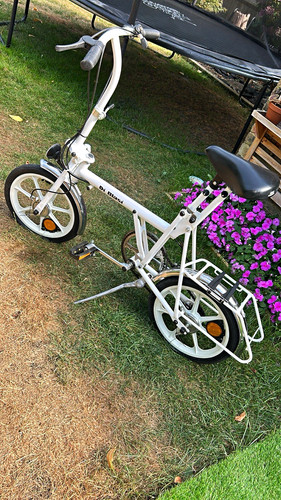Blasi white folding bike - di,