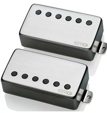 EMG 57 / 66 Active Humbucker Guitar Pickup Set – Brushed Chrome