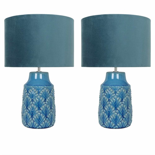 Set stylish teal ceramic - of,