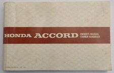 Honda Accord Multilingual Original Factory Owner's Manual, Honda part 36SE3720