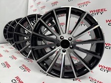 19" Inch Mercedes Black Polished Turbine Style Alloy Wheels Fit Most MERCEDES