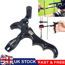Archery 4-Finger Release Aid 360° Rotatable Thumb Release Aid for Compound Bow