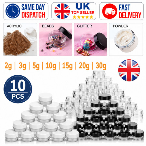 30g empty clear - empty, plastic