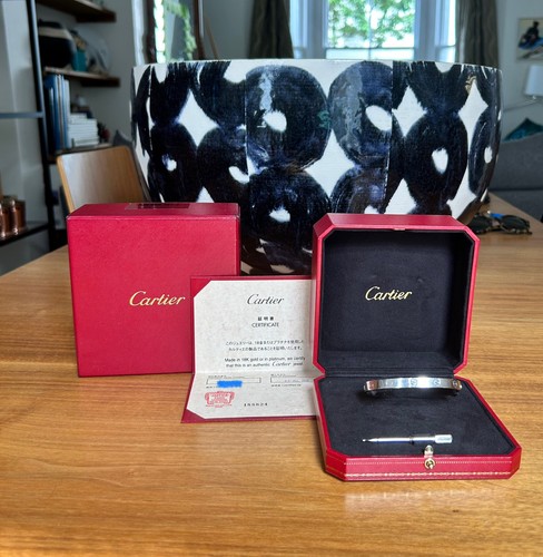 Cartier love bracelet - bracelet, white