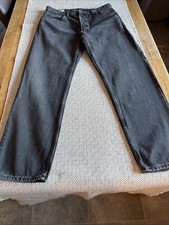 Zara Mens Black Jeans 34 x 31 Excellent Condition Hardly Been Worn
