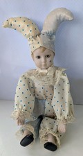 Vintage porcelain jester,clown