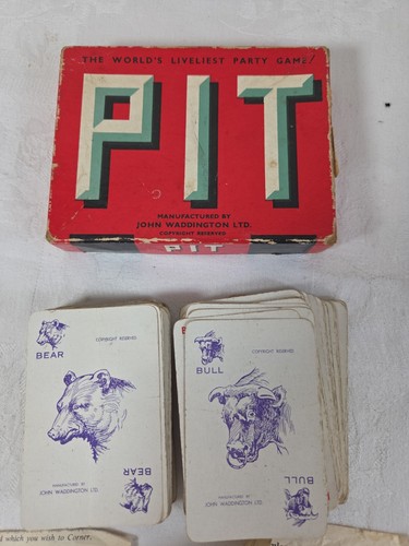 Vintage pit card - pit,