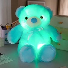 Colorful Glowing Bear Plush