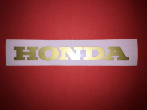 Honda gold clear vinyl - honda,