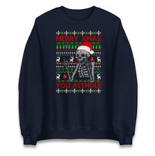 Funny Skeleton Merry Xmas