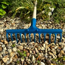 Heavy Duty Steel Rake 33, 39, 44, 50 cm Leaf Lawn Leaves Garden 115 cm Handle