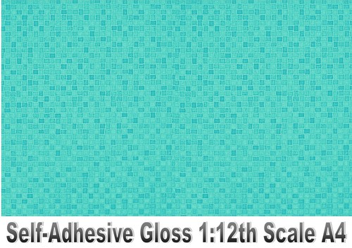 Dolls house wallpaper stick - wallpaper, stick-on