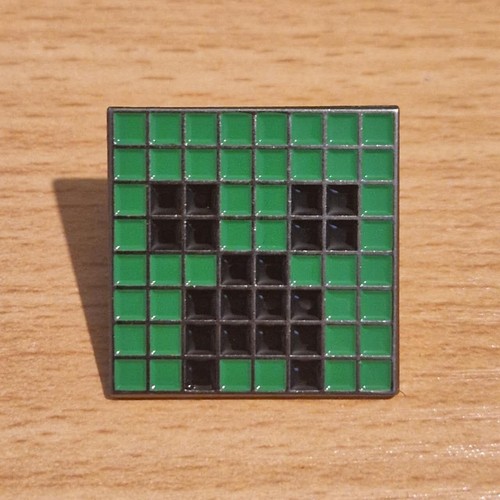 Minecraft creeper enamel pin - creeper,