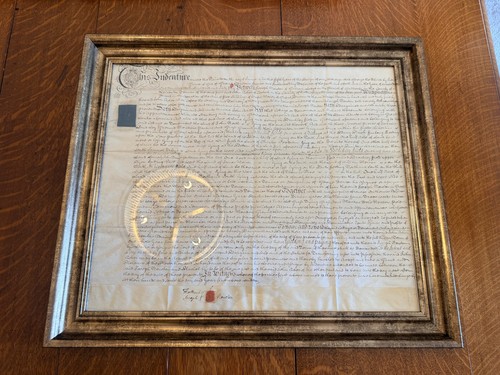 Framed indenture english - framed, indenture,