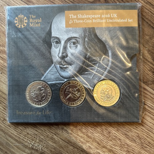 2016 shakespeare coin set - 3,