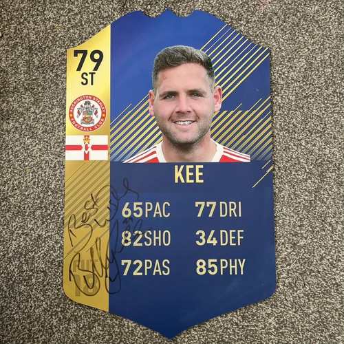 Signed billy kee accrington - billy,