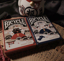 Bicycle Maneki Neko (Red &