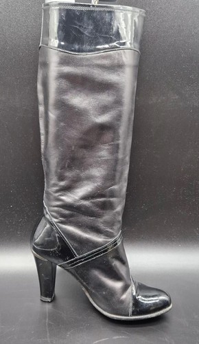 Reiss black leather knee - reiss,