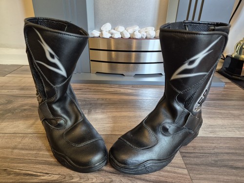 Falco leather motorcycle boots - falco,