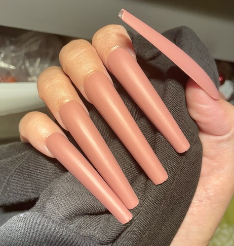 Beige rose pink matte 3xl - beige,