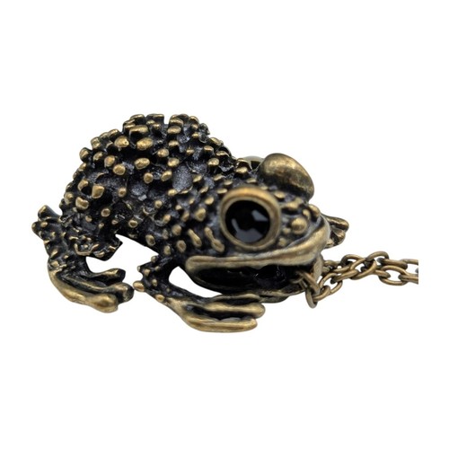 Antiqued bronze black crystal - black,