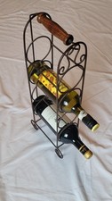 Vintage 4 Bottle Wine Rack