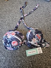Asos Dorina Navy Floral Bikini