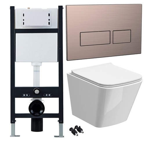 Rimless wall hung toilet - rimless,